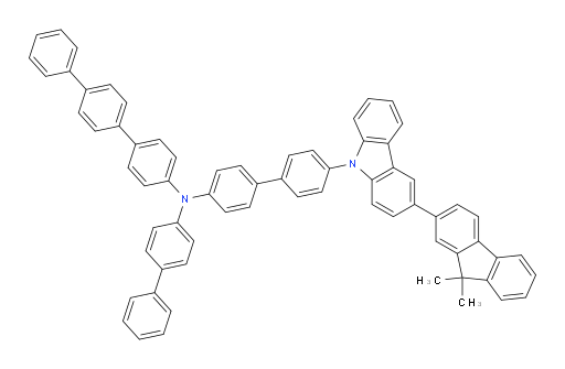 N-([1,1'-biphenyl]-4-yl)-N-(4'-(3-(9,9-dimethyl-9H-fluoren-2-yl)-9H-carbazol-9-yl)-[1,1'-biphenyl]-4-yl)-[1,1':4',1''-terphenyl]-4-amine