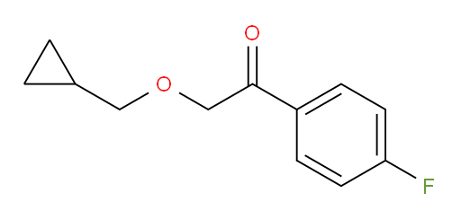 2-(cyclopropylmethoxy)-1-(4-fluorophenyl)ethanone