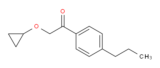 2-cyclopropoxy-1-(4-propylphenyl)ethanone