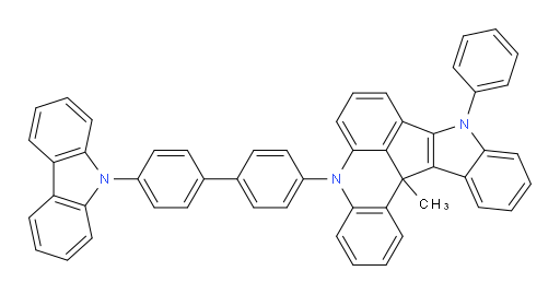5-(4'-(9H-carbazol-9-yl)-[1,1'-biphenyl]-4-yl)-13c-methyl-9-phenyl-9,13c-dihydro-5H-indolo[3',2':4,5]cyclopenta[1,2,3-kl]acridine