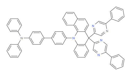 4'-(7,7-bis(5-phenylpyrazin-2-yl)benzo[c]acridin-12(7H)-yl)-N,N-diphenyl-[1,1'-biphenyl]-4-amine