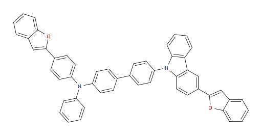4'-(3-(benzofuran-2-yl)-9H-carbazol-9-yl)-N-(4-(benzofuran-2-yl)phenyl)-N-phenyl-[1,1'-biphenyl]-4-amine