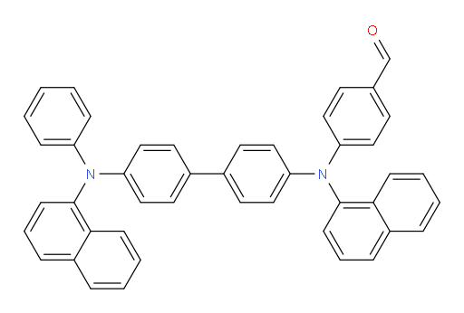 4-(naphthalen-1-yl(4'-(naphthalen-1-yl(phenyl)amino)-[1,1'-biphenyl]-4-yl)amino)benzaldehyde