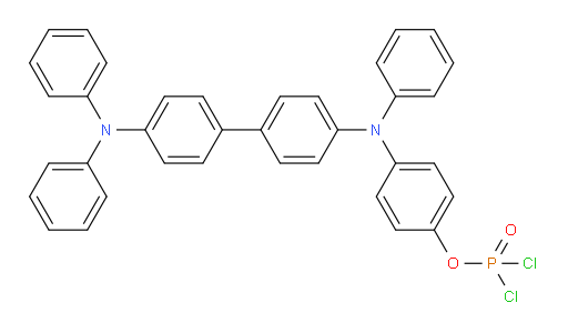 4-((4'-(diphenylamino)-[1,1'-biphenyl]-4-yl)(phenyl)amino)phenyl phosphorodichloridate