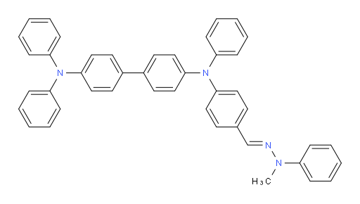 (E)-N4-(4-((2-methyl-2-phenylhydrazono)methyl)phenyl)-N4,N4',N4'-triphenyl-[1,1'-biphenyl]-4,4'-diamine