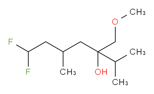 7,7-difluoro-3-(methoxymethyl)-2,5-dimethylheptan-3-ol
