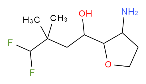 1-(3-aminotetrahydrofuran-2-yl)-4,4-difluoro-3,3-dimethylbutan-1-ol