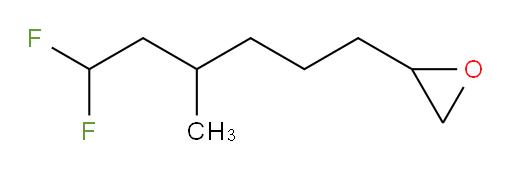 2-(6,6-difluoro-4-methylhexyl)oxirane