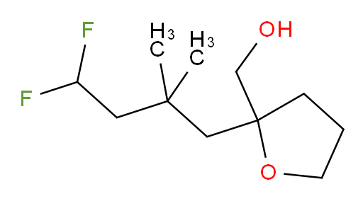 (2-(4,4-difluoro-2,2-dimethylbutyl)tetrahydrofuran-2-yl)methanol
