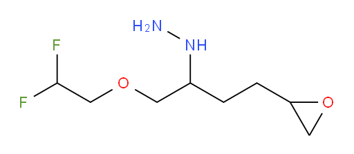 (1-(2,2-difluoroethoxy)-4-(oxiran-2-yl)butan-2-yl)hydrazine