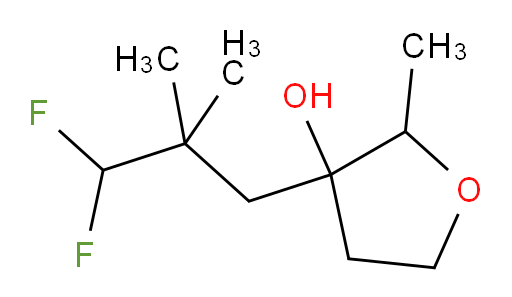 3-(3,3-difluoro-2,2-dimethylpropyl)-2-methyltetrahydrofuran-3-ol
