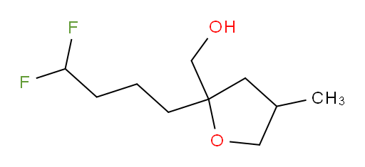 (2-(4,4-difluorobutyl)-4-methyltetrahydrofuran-2-yl)methanol