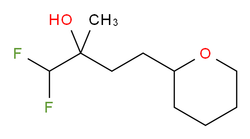 1,1-difluoro-2-methyl-4-(tetrahydro-2H-pyran-2-yl)butan-2-ol