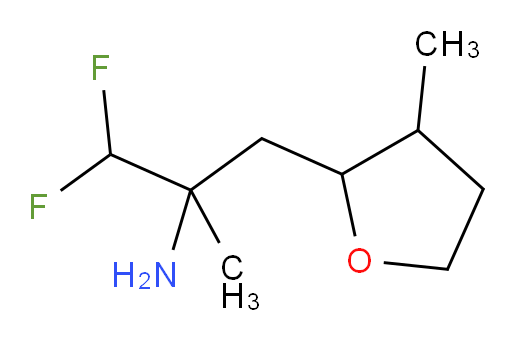 1,1-difluoro-2-methyl-3-(3-methyltetrahydrofuran-2-yl)propan-2-amine
