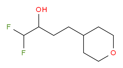 1,1-difluoro-4-(tetrahydro-2H-pyran-4-yl)butan-2-ol