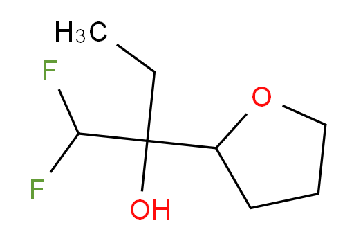 1,1-difluoro-2-(tetrahydrofuran-2-yl)butan-2-ol