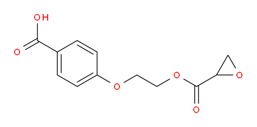 4-(2-((oxirane-2-carbonyl)oxy)ethoxy)benzoic acid