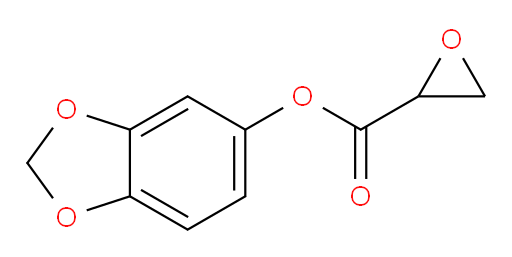 benzo[d][1,3]dioxol-5-yl oxirane-2-carboxylate