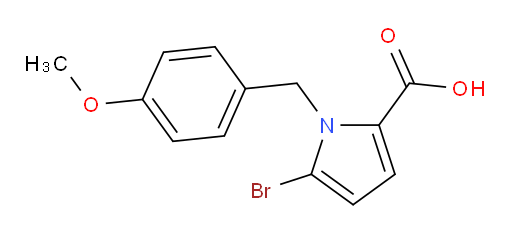 5-bromo-1-(4-methoxybenzyl)-1H-pyrrole-2-carboxylic acid
