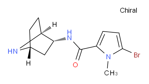 N-((1S,2R,4R)-7-azabicyclo[2.2.1]heptan-2-yl)-5-bromo-1-methyl-1H-pyrrole-2-carboxamide