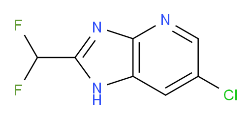 6-chloro-2-(difluoromethyl)-1H-imidazo[4,5-b]pyridine