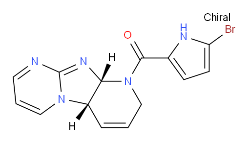 (5-bromo-1H-pyrrol-2-yl)((4aS,10aR)-pyrido[2',3':4,5]imidazo[1,2-a]pyrimidin-1(2H,4aH,10aH)-yl)methanone