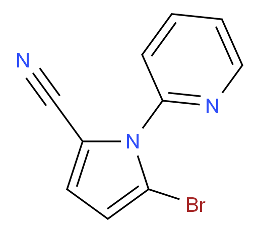 5-bromo-1-(pyridin-2-yl)-1H-pyrrole-2-carbonitrile