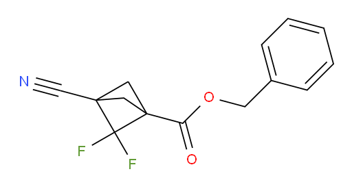 Phenylmethyl 3-cyano-2,2-difluorobicyclo[1.1.1]pentane-1-carboxylate