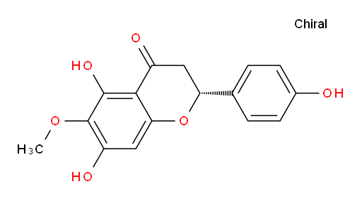 (2R)-2,3-Dihydro-5,7-dihydroxy-2-(4-hydroxyphenyl)-6-methoxy-4H-1-benzopyran-4-one (ACI)