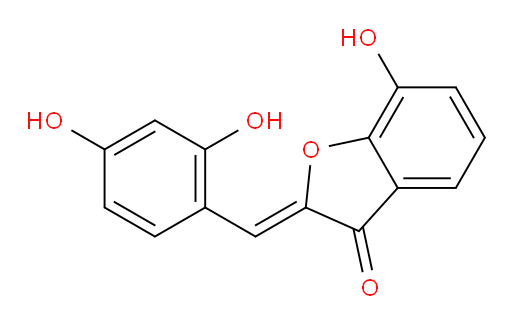 (2Z)-2-[(2,4-Dihydroxyphenyl)methylene]-7-hydroxy-3(2H)-benzofuranone (ACI)
