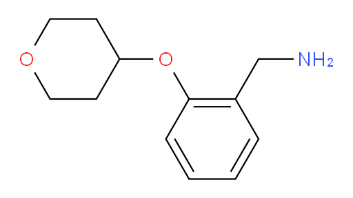 2-[(Tetrahydro-2H-pyran-4-yl)oxy]benzenemethanamine (ACI)
