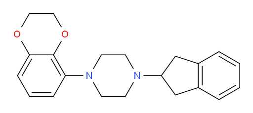 1-(2,3-Dihydro-1,4-benzodioxin-5-yl)-4-(2,3-dihydro-1H-inden-2-yl)piperazine (ACI)