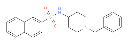N-[1-(Phenylmethyl)-4-piperidinyl]-2-naphthalenesulfonamide (ACI)