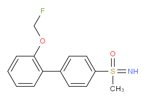 Sulfoximine, S-[2′-(fluoromethoxy)[1,1′-biphenyl]-4-yl]-S-methyl- (ACI)