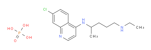 1,4-Pentanediamine, N4-(7-chloro-4-quinolinyl)-N1-ethyl-, phosphate (1:2) (9CI, ACI)