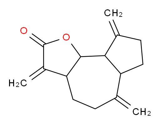 Decahydro-3,6,9-tris(methylene)azuleno[4,5-b]furan-2(3H)-one (ACI)