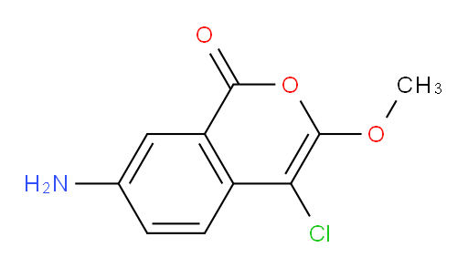 7-Amino-4-chloro-3-methoxy-1H-2-benzopyran-1-one (ACI)