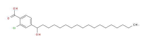 2-Chloro-4-(1-hydroxyoctadecyl)benzoic acid (ACI)