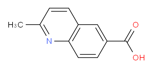 2-Methyl-6-quinolinecarboxylic acid (ACI)
