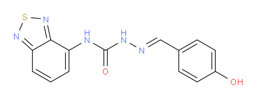 N-2,1,3-Benzothiadiazol-4-yl-2-[(4-hydroxyphenyl)methylene]hydrazinecarboxamide (ACI)