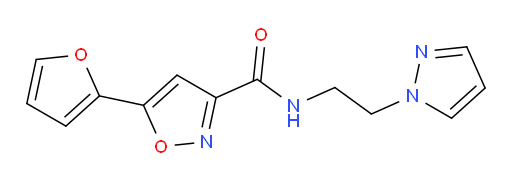 5-(2-Furanyl)-N-[2-(1H-pyrazol-1-yl)ethyl]-3-isoxazolecarboxamide (ACI)