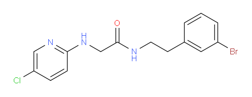 N-[2-(3-Bromophenyl)ethyl]-2-[(5-chloro-2-pyridinyl)amino]acetamide (ACI)