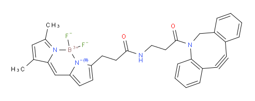 (T-4)-[N-[3-(11,12-Didehydrodibenz[b,f]azocin-5(6H)-yl)-3-oxopropyl]-5-[(3,5-dimethyl-2H-pyrrol-2-ylidene-κN)methyl]-1H-pyrrole-2-propanamidato-κN1]difluoroboron (ACI)