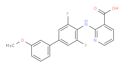 2-[(3,5-Difluoro-3′-methoxy-1,1′-biphenyl-4-yl)amino] nicotinic acid
