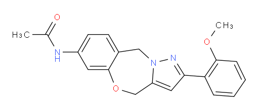 N-[2-(2-Methoxyphenyl)-4H,10H-pyrazolo[5,1-c][1,4]benzoxazepin-7-yl]acetamide (ACI)