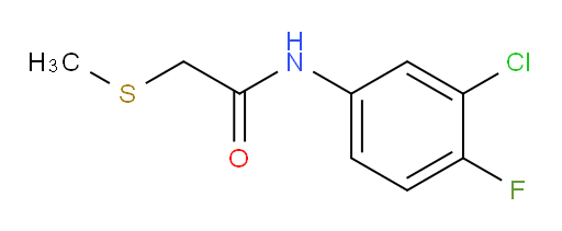 N-(3-Chloro-4-fluorophenyl)-2-(methylthio)acetamide (ACI)