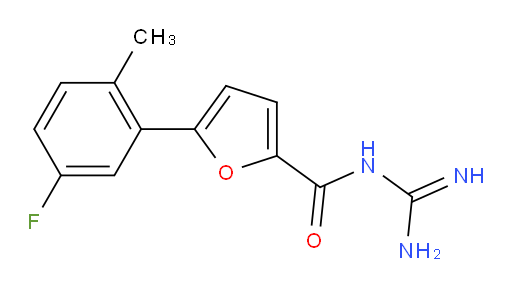 N-(Aminoiminomethyl)-5-(5-fluoro-2-methylphenyl)-2-furancarboxamide (ACI)