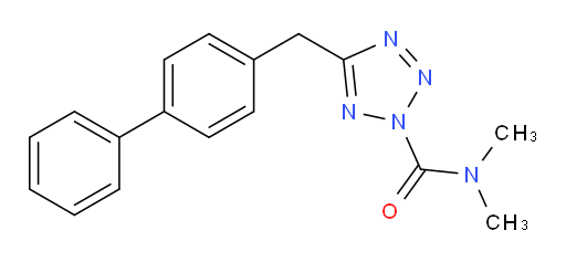 5-([1,1′-Biphenyl]-4-ylmethyl)-N,N-dimethyl-2H-tetrazole-2-carboxamide (ACI)
