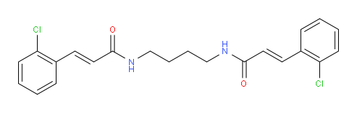 N,N′-1,4-Butanediylbis[3-(2-chlorophenyl)-2-propenamide] (ACI)