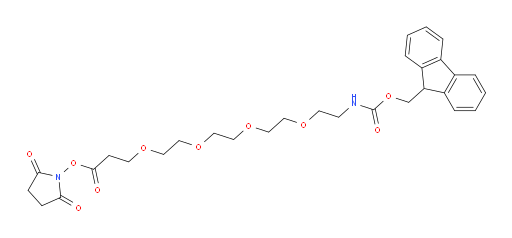 17-(2,5-Dioxo-1-pyrrolidinyl) 1-(9H-fluoren-9-ylmethyl) 5,8,11,14-tetraoxa-2-azaheptadecanedioate (ACI)